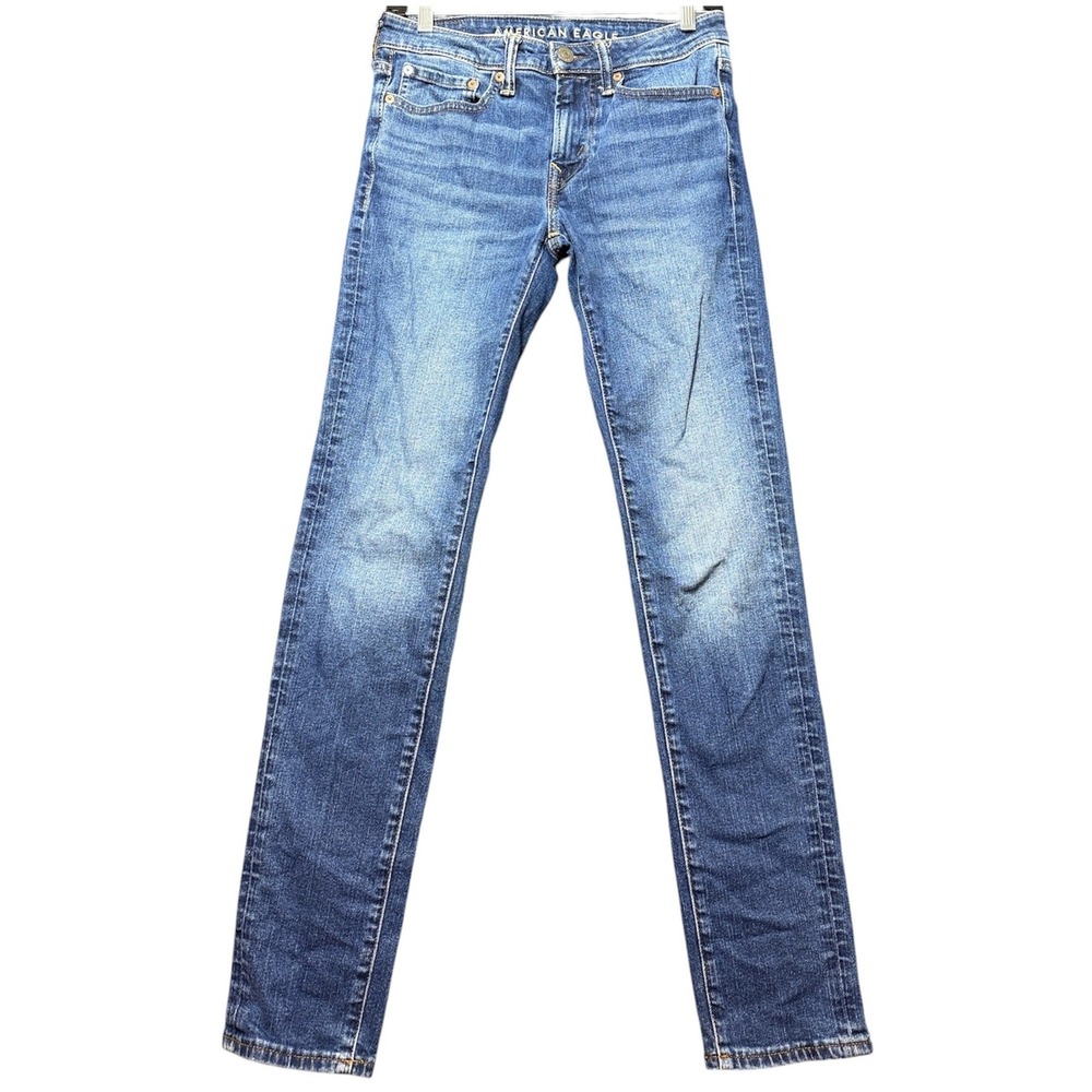 American Eagle Skinny Jeans Women 28x32 Blue Airflex+ Denim 4941046650